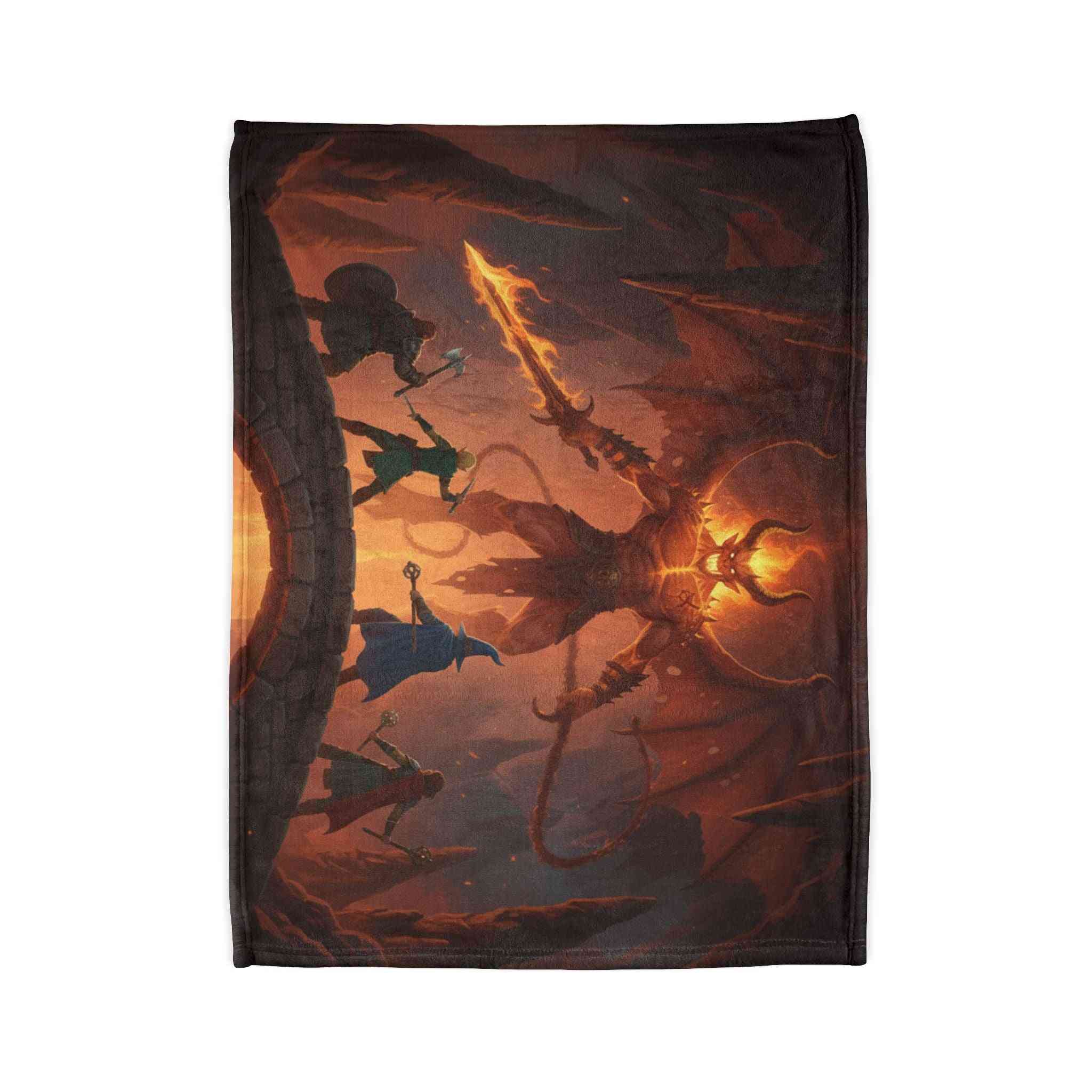 maybe we'll all roll 20s... - Fleece Throw