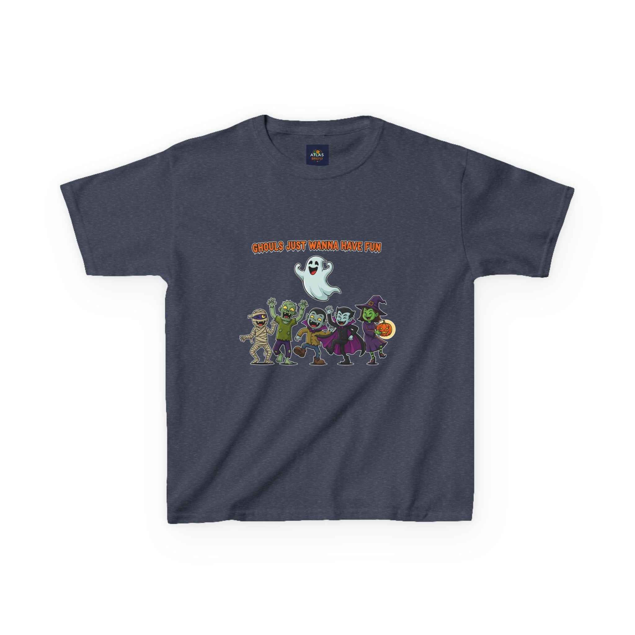 Ghouls Just Wanna Have Fun T-Shirt for Kids - Perfect Halloween Apparel - Atlas Briefly