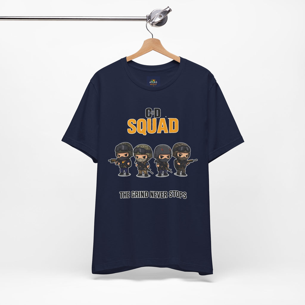 CoD Squad Tee for Gamers: The Grind Never Stops