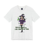 Sexy Witch Halloween T-Shirt - Flirty Witch Costume Tee | Trick or Treat Halloween Shirt - Atlas Briefly