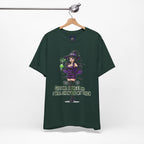 Sexy Witch Halloween T-Shirt - Flirty Witch Costume Tee | Trick or Treat Halloween Shirt - Atlas Briefly