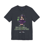 Sexy Witch Halloween T-Shirt - Flirty Witch Costume Tee | Trick or Treat Halloween Shirt - Atlas Briefly