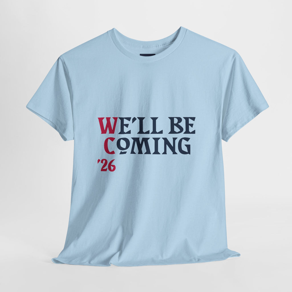 "We'll Be Coming '26" Scotland World Cup T-Shirt | Premium Tartan Army Fan Gear