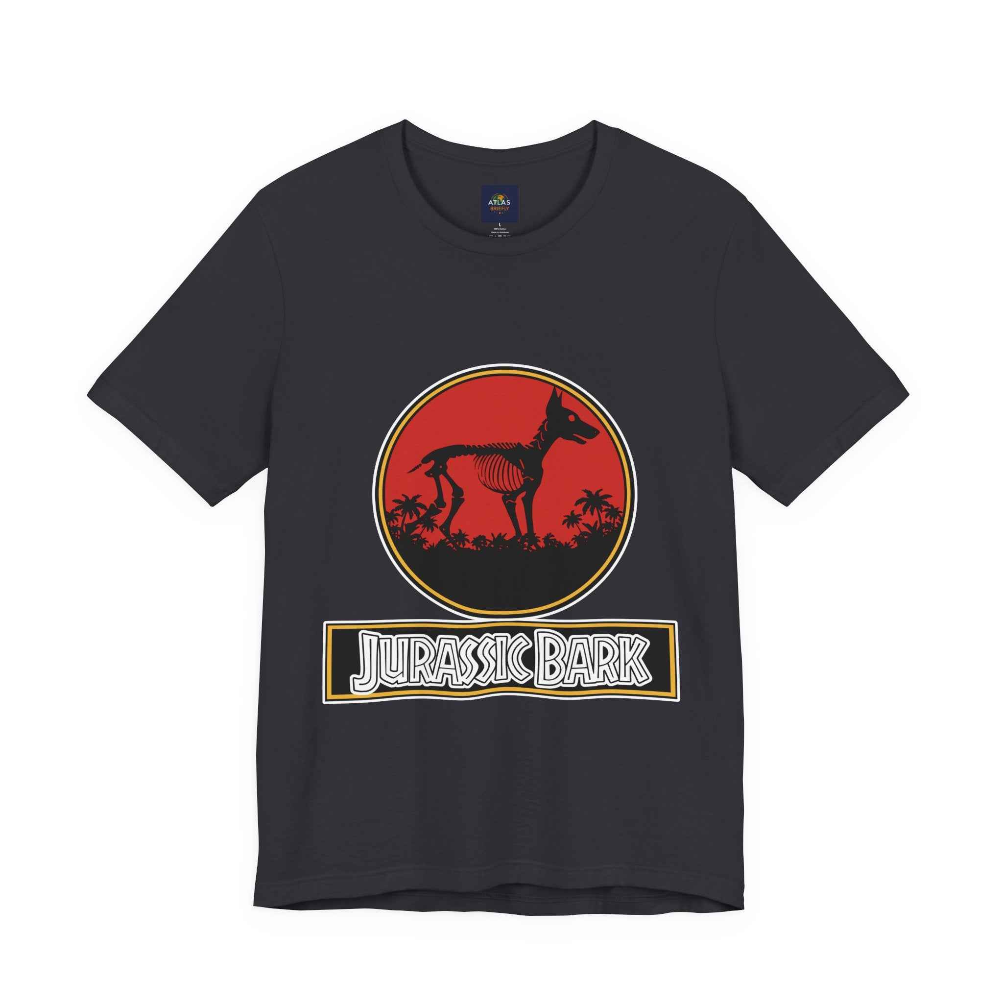 Doberman T-Shirt for Dog Lovers - Jurassic Bark Design - Atlas Briefly