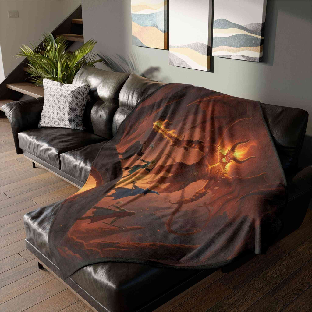 maybe we'll all roll 20s... - Fleece Throw